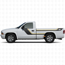 Twin Stripes Seiten Vinyl Aufkleber Set für Dodge Dakota 1997-2004_2