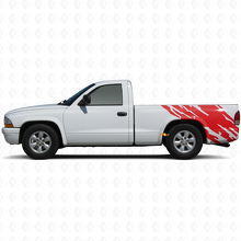Schlamm-Spritzgrafik Vinyl-Aufkleber für die hintere Seite des Dodge Dakota 1997-2004 3