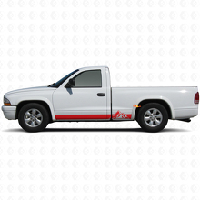 Mountains Style Streifen Schweller Vinyl Aufkleber für Dodge Dakota 1997-2004_3
