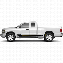 Twin Stripes Schweller Vinyl-Aufkleber-Set für Dodge Dakota 2005-2011 2