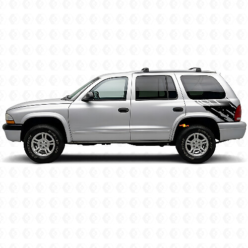 Schlamm-Spritz-Grafik Heckseiten-Vinyl-Aufkleber für Dodge Durango 1998-2003 1