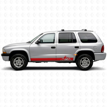 Mountains Style Streifen Schweller Vinyl Aufkleber für Dodge Durango 1998-2003 3