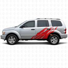 Schlammspritz-Grafik Türseiten-Vinylaufkleber für Dodge Durango 2004-2009 3
