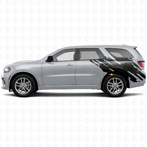 Schlamm-Spritz-Grafik Seitenheck Vinyl-Aufkleber für Dodge Durango 2011+ 1
