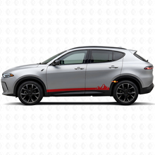 Mountains Dünne Streifen Schweller Vinyl-Aufkleber für Dodge Hornet 2023+ 3