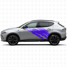 Schlammspritz-Grafik Türseiten-Vinylaufkleber für Dodge Hornet 2023+ 2