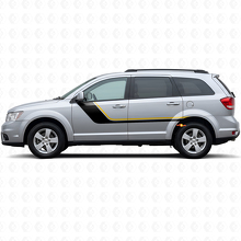 Doppelstreifen Tür-Seiten Vinylaufkleber für Dodge Journey 2009-2020 2