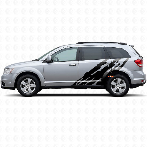 Schlamm-Spritzer Grafik Türseitiger Vinyl-Aufkleber für Dodge Journey 2009-2020 1