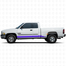 Gebogene Streifen Seitenschweller Tür Vinylaufkleber für Dodge Ram 1500 1994-2001_2