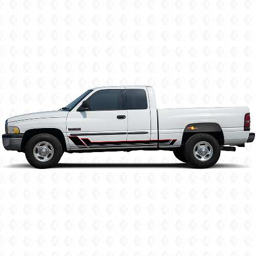 Twin Stripes Türschweller Folien-Set für Dodge Ram 1500 1994-2001