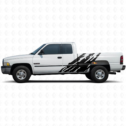 Schlamm-Spritzschutz Seitenaufkleber für Dodge Ram 1500 1994-2001