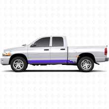 Gebogene Streifen Türseitenverkleidung Vinylaufkleber für Dodge Ram 1500 2002-2008_2