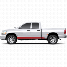Gebogene Streifen Türseitenverkleidung Vinylaufkleber für Dodge Ram 1500 2002-2008_3