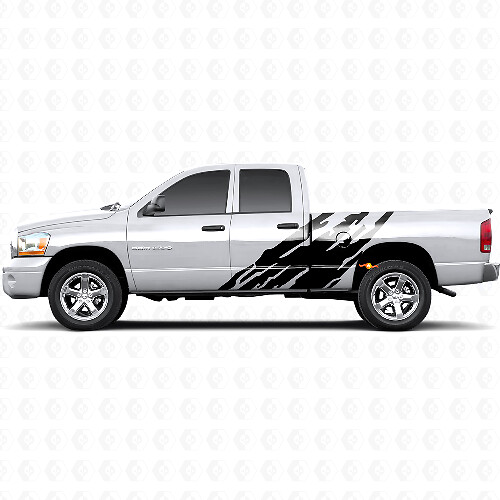 Schlammspritz-Grafik-Seitenaufkleber für Dodge Ram 1500 2002-2008