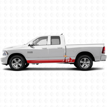 Mountains Breite Streifen Schweller Vinylaufkleber für Dodge Ram 1500 2011-2018 3