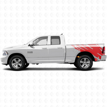 Schlamm-Spritz-Grafik Heckseitiger Vinyl-Aufkleber für Dodge Ram 1500 2011-2018 3