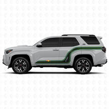 Gekrümmte Racing-Linien Seiten-Vinylaufkleber Decal für Toyota 4Runner 2