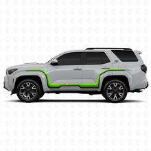 Dreifach Rennstreifen Seiten-Vinylaufkleber-Kit für Toyota 4Runner 3