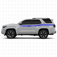 Gebogene Schachbrett-Seitenstreifen Vinylaufkleber Decal für Toyota 4Runner 2