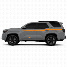 Gebogene Schachbrett-Seitenstreifen Vinylaufkleber Decal für Toyota 4Runner 3