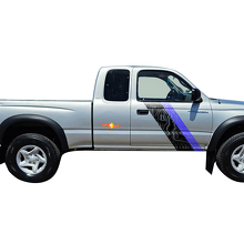 Twin Topografische Streifen Seiten-Vinylaufkleber für Toyota Tacoma 1995-2004 3