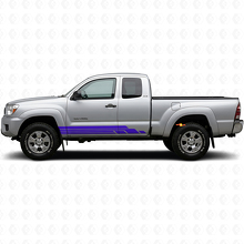 Geschwungene Streifen Schweller Tür Vinylaufkleber für Toyota Tacoma 2004-2015 2