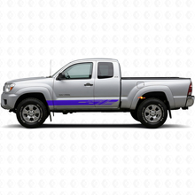 Decorierte Streifen Schweller Vinylaufkleber für Toyota Tacoma 2004-2015 2