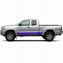 Perforierte Streifen Türschweller Vinyl-Aufkleber für Toyota Tacoma 2004-2015_2