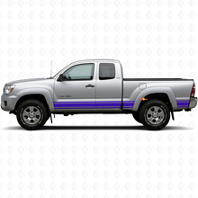 Geradlinige Rocker Panel Vinyl-Aufkleber für Toyota Tacoma 2004-2015 2