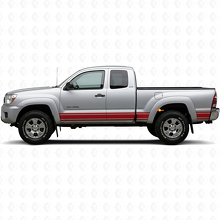 Geradlinige Rocker Panel Vinyl-Aufkleber für Toyota Tacoma 2004-2015 3