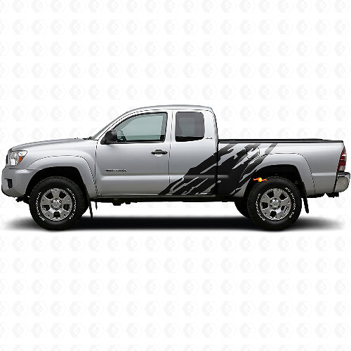 Matsch-Spritzer Grafik Seitenaufkleber für Toyota Tacoma 2004-2015 1