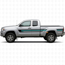 Dreifach-Streifen Türseiten-Vinylaufkleber für Toyota Tacoma 2004-2015 2