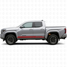 Verschlungene geschwungene Streifen Rocker Panel Vinylaufkleber für Toyota Tacoma 2023+ 3