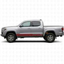 Verschlungene gebogene Streifen Rocker Panel Vinyl-Aufkleber für Toyota Tacoma 2015-2023 3