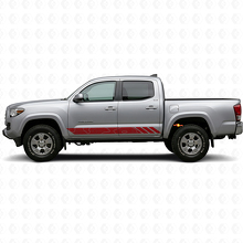 Topographische Stilstreifen Türen Vinylaufkleber für Toyota Tacoma 2015-2023 3