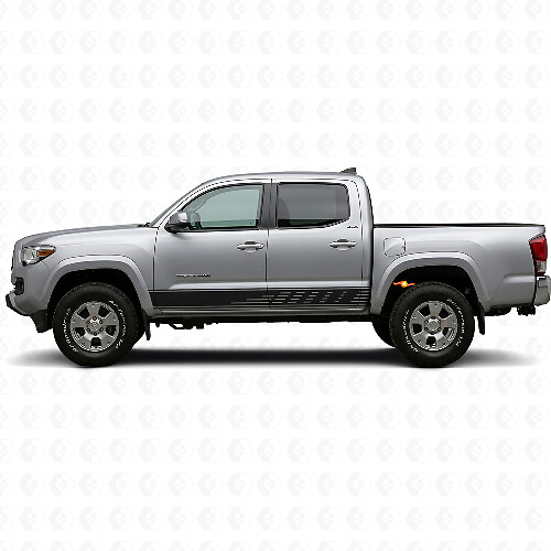 Perforierte Streifen Seitenschweller Vinyl-Aufkleber für Toyota Tacoma 2015-2023 1