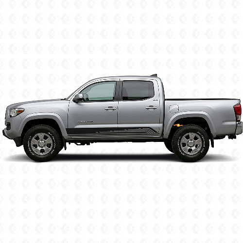 Vinyl-Aufkleber mit geschwungenen Linien für Türseitenschutzleisten Toyota Tacoma 2015-2023 1
