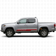 Karierter Streifen Seitenschweller Vinyl-Aufkleber-Kit für Toyota Tacoma 2015-2023 3