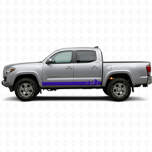 Berge Breite Streifen Schweller Vinylaufkleber für Toyota Tacoma 2015-2023 2