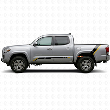 Twin-Stripes Tür- und hintere Kotflügel-Vinylaufkleber-Kit für Toyota Tacoma 2015-2023 2