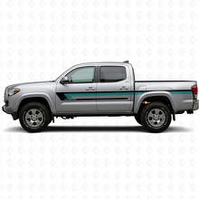 Dreifachstreifen Türseiten-Vinylaufkleber für Toyota Tacoma 2015-2023 2