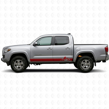 Mountains Style Streifen Schweller Vinyl Aufkleber Set für Toyota Tacoma 2015-2023 3