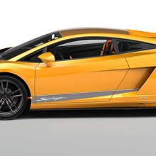 Italian Style Streifen Seiten Vinyl Aufkleber Set für Lamborghini Gallardo LP570-4 2