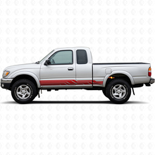 Gebogene Streifen Schweller Tür Vinylaufkleber für Toyota Tacoma 1995-2004 3