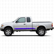 Topografische Stilstreifen Türen Vinylaufkleber für Toyota Tacoma 1995-2004 2