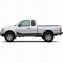 Twin Stripes Seitenschweller Vinyl-Aufkleberset für Toyota Tacoma 1995-2004 2
