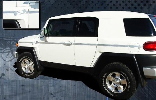 Toyota FJ Cruiser Streifen passen zu den Jahren 2009, 2010, 2011, 2012.
