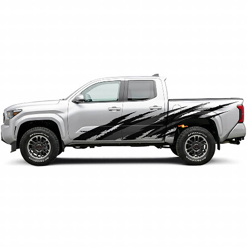 Schlammspritz-Grafik Vollseitiger Vinyl-Aufkleber für Toyota Tacoma 2023+
