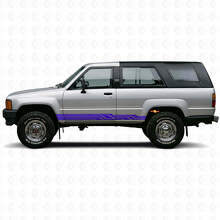 Verschlungene Streifen Schweller-Vinylaufkleber für Toyota 4Runner 1984-1989 2
