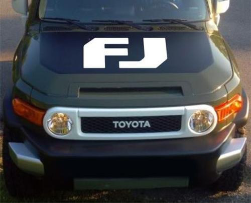 FJ Logo Motorhauben Vinyl Aufkleber für Toyota FJ Cruiser